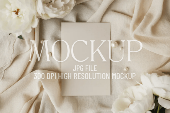 Details Card Mockup: Elevating Digital Design Presentation with Minimalist Aesthetics