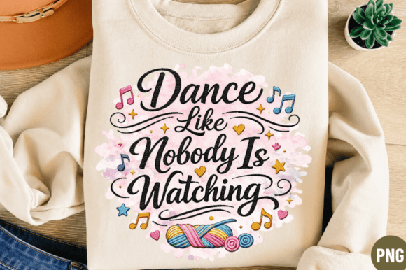 Empowering Creative Commerce: The Strategic Value of the Dance Like Nobody’s Watching PNG T-Shirt Design