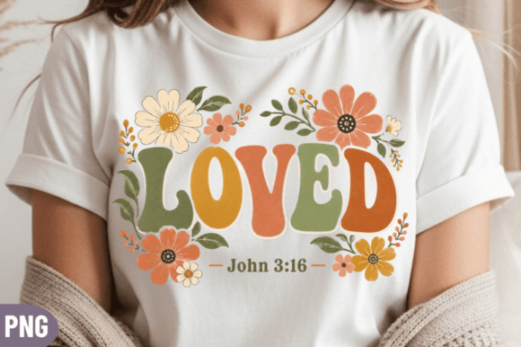 Evaluating the Loved Floral PNG T-Shirt Design for Sublimation Projects