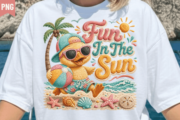 Fun in the Sun Faux Yarn PNG Design Guide