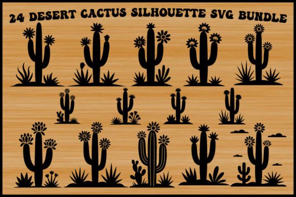 Integrating the 24 Desert Cactus Silhouette SVG Bundle into Your Creative Workflow