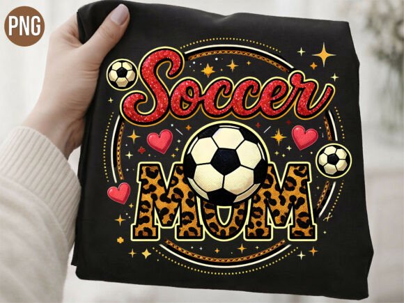 Soccer Mom Leopard Print Game Day Design