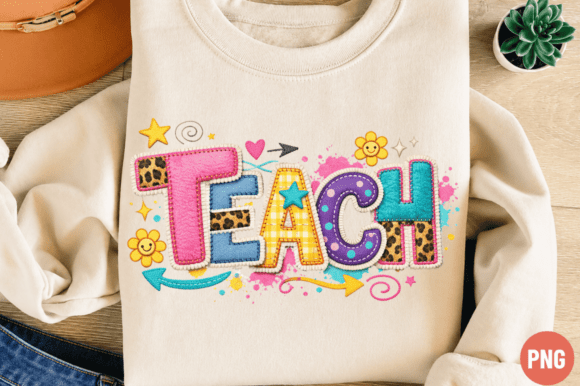 Teach Colorful Teacher PNG: Design Guide