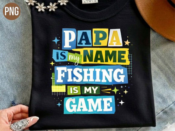 Unlocking Creative Potential with the Papa is My Name Fishing Game PNG Design
