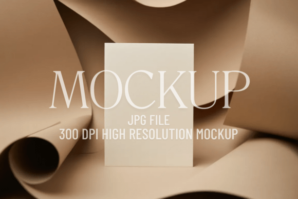 Wedding Invitation Mockup: Clean & Modern