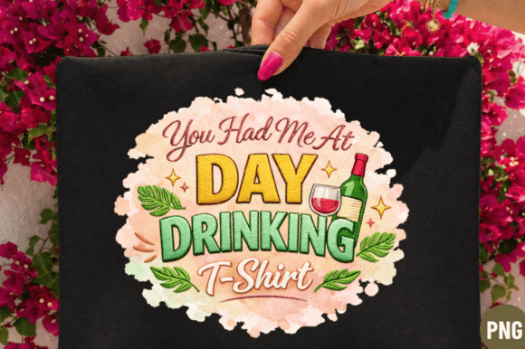 You Had Me at Day Drinking PNG Design